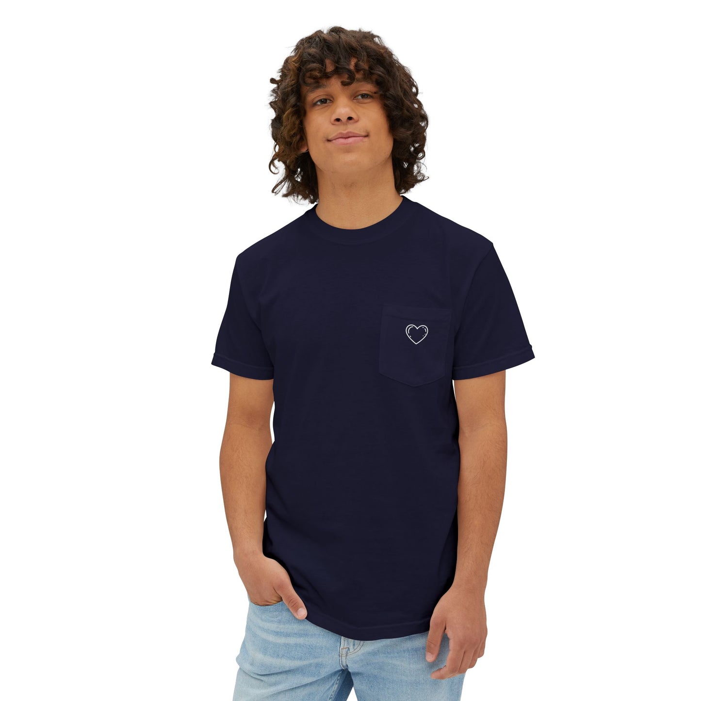 Unisex Garment-Dyed Pocket T-Shirt - 'Holy Spirit Is My Love'
