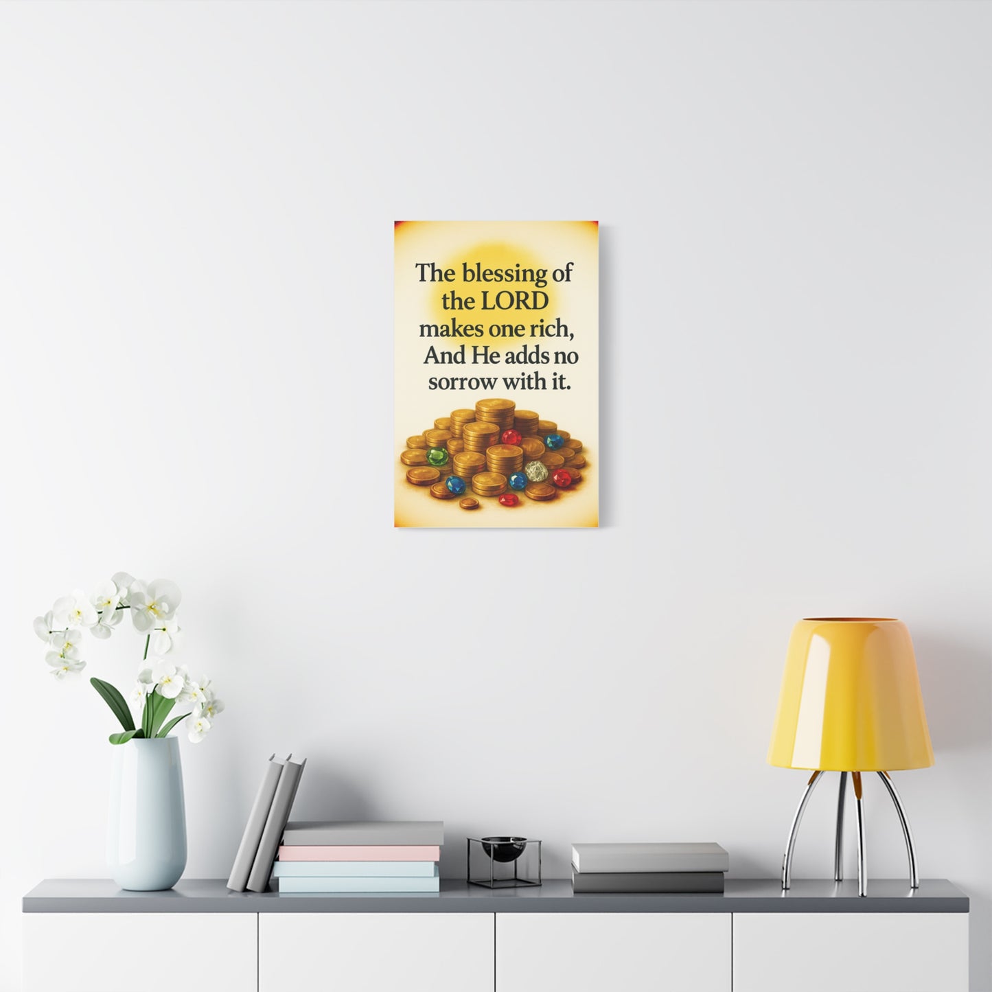 Inspirational Wall Art, Bible Verse Canvas, Religious Gift, Motivational Artwork