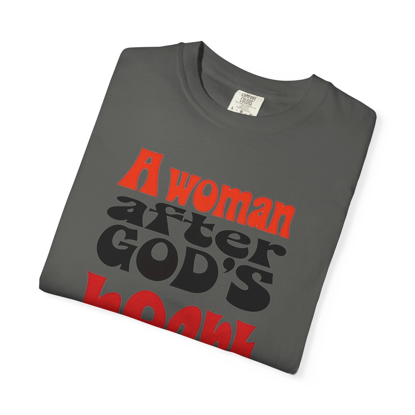 T-Shirt — "A Woman After God's Heart" Faith Graphic Tee