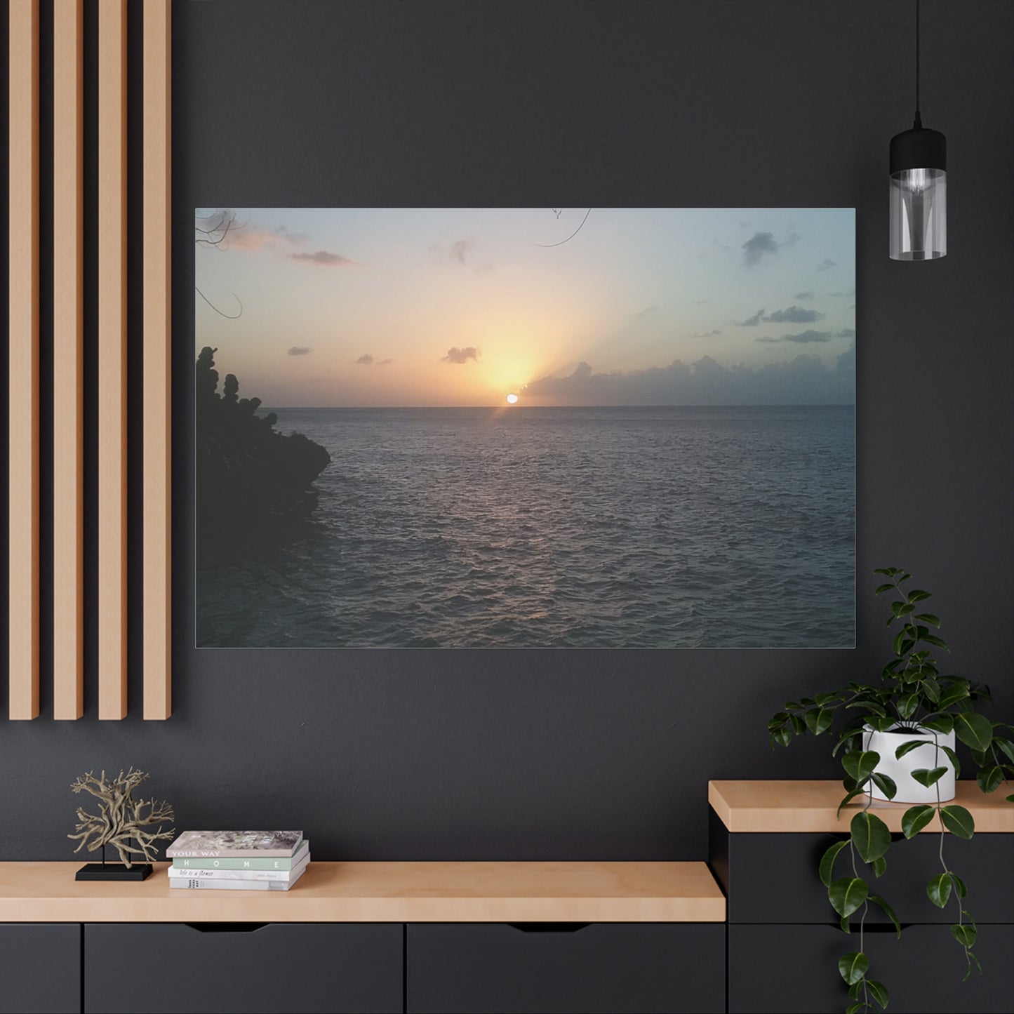 Sunset Canvas Art - 1.25" Stretched Matte Wall Decor for Home & Office