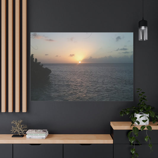 Sunset Canvas Art - 1.25" Stretched Matte Wall Decor for Home & Office