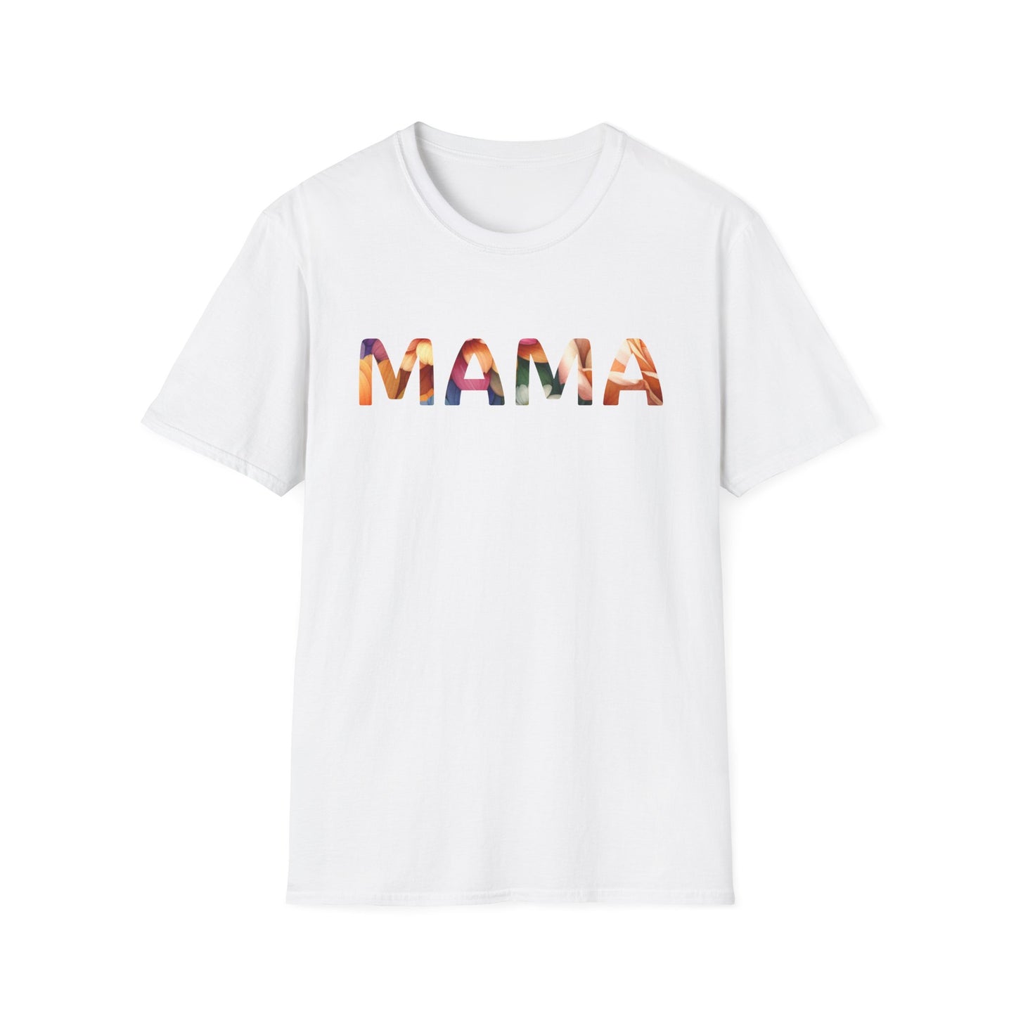 Mama Floral T-Shirt — Colorful Watercolor Mom Tee