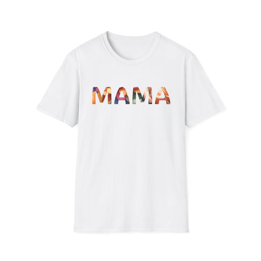 Mama Floral T-Shirt — Colorful Watercolor Mom Tee