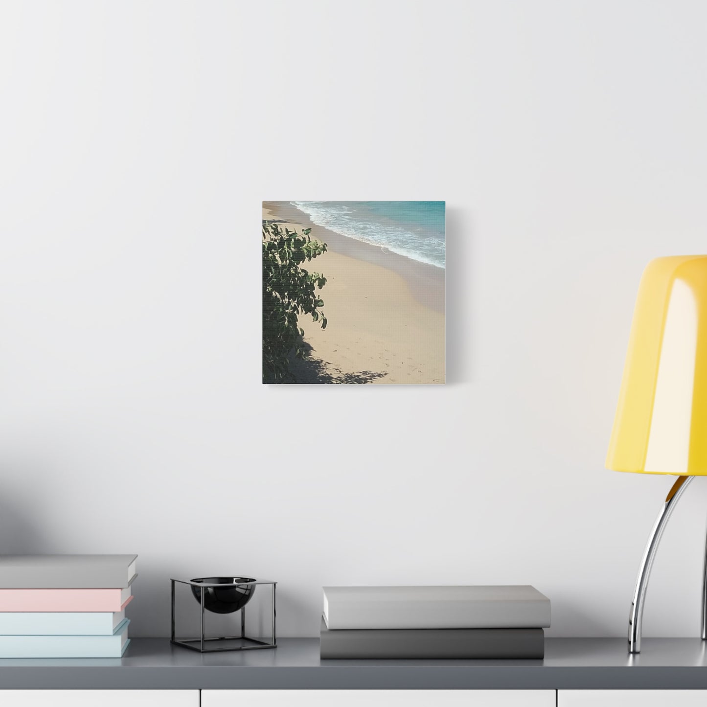 Tranquil Beach Canvas Wall Art - 1.25" Stretched Print for Home Decor