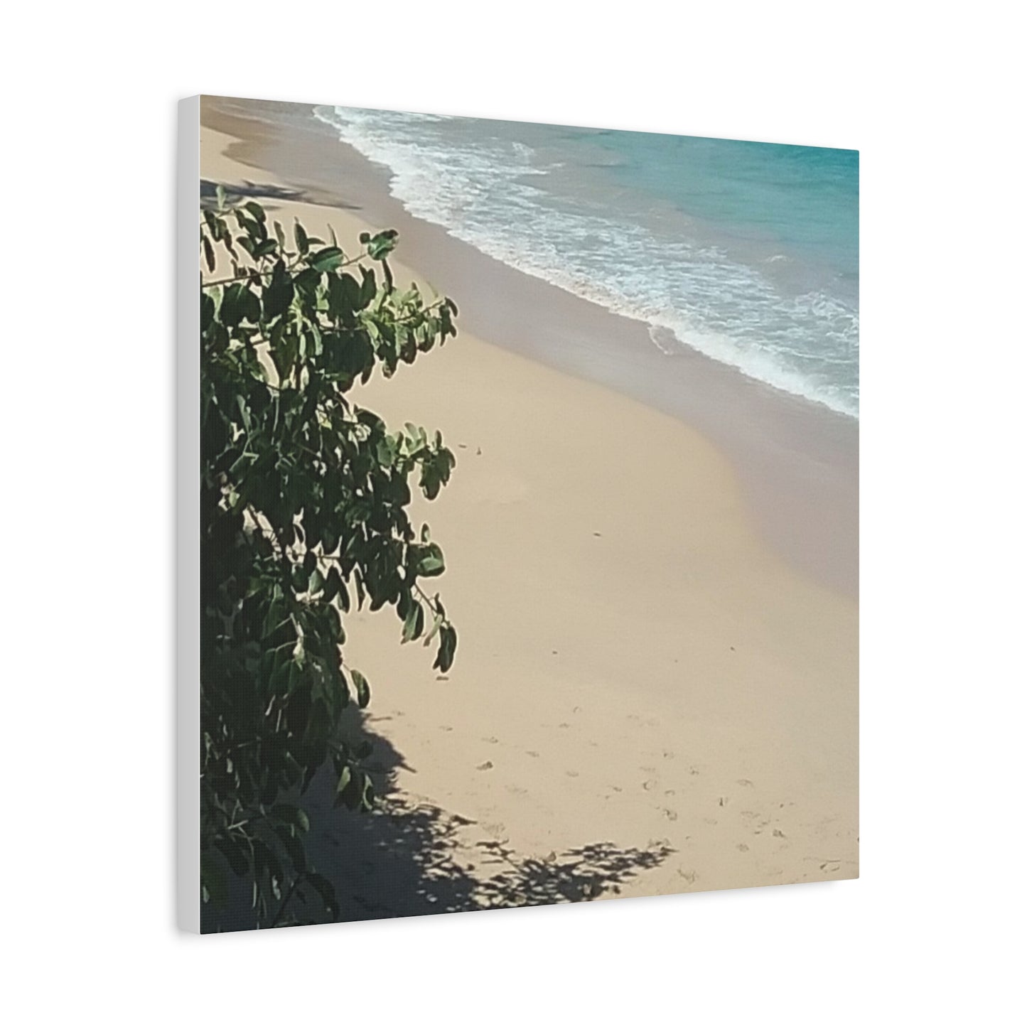 Tranquil Beach Canvas Wall Art - 1.25" Stretched Print for Home Decor