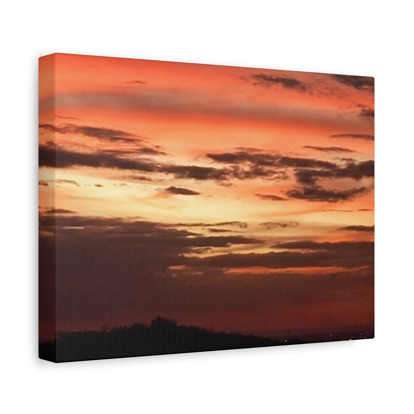 Sunset Canvas Wall Art - Matte Stretched 1.25"