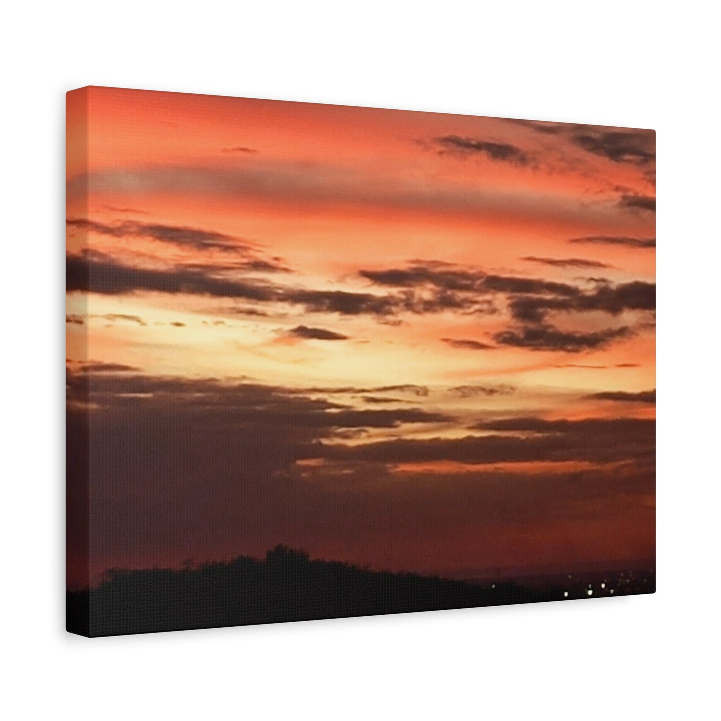 Sunset Canvas Wall Art - Matte Stretched 1.25"