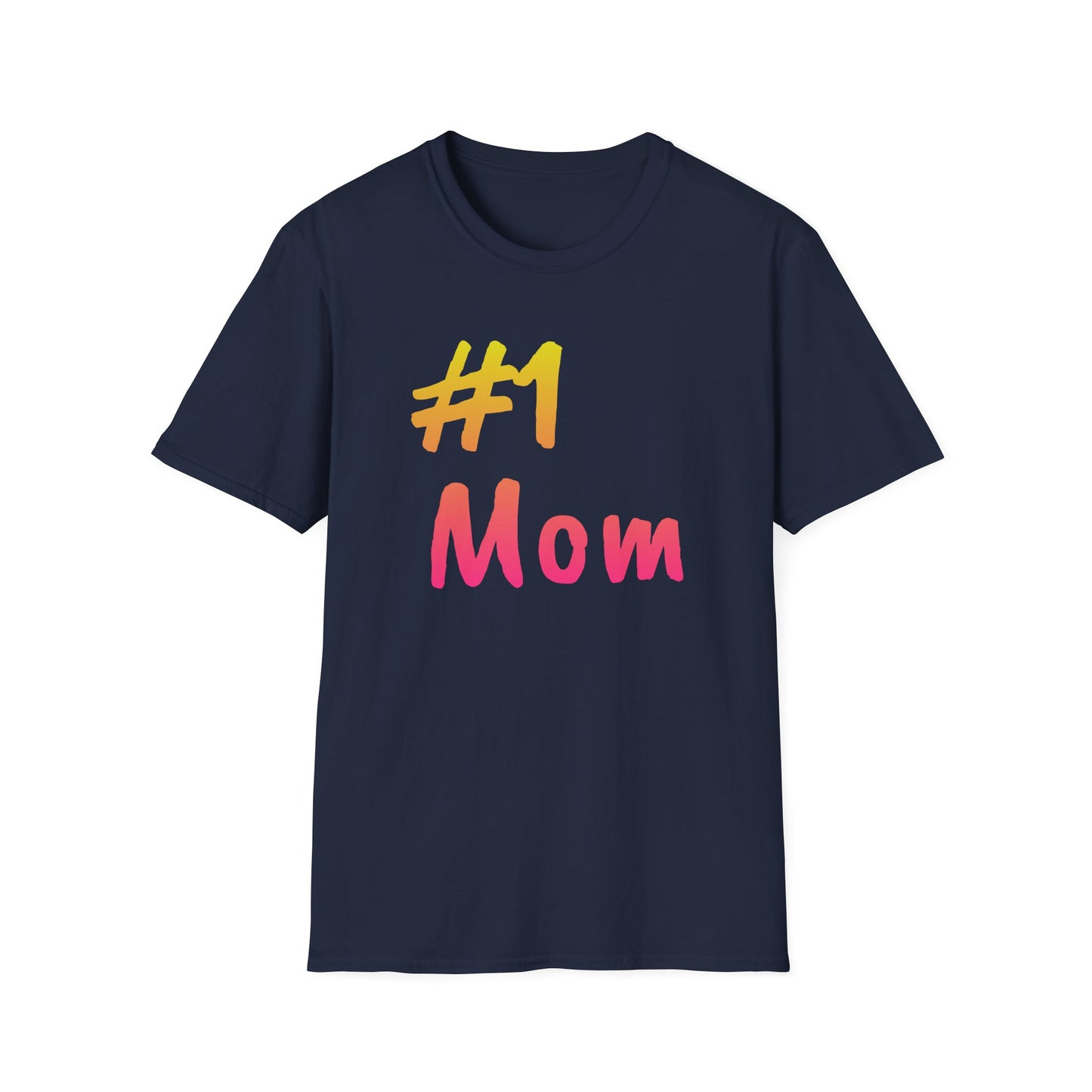 #1 Mom Unisex Softstyle T-Shirt - Perfect Gift for Mother's Day
