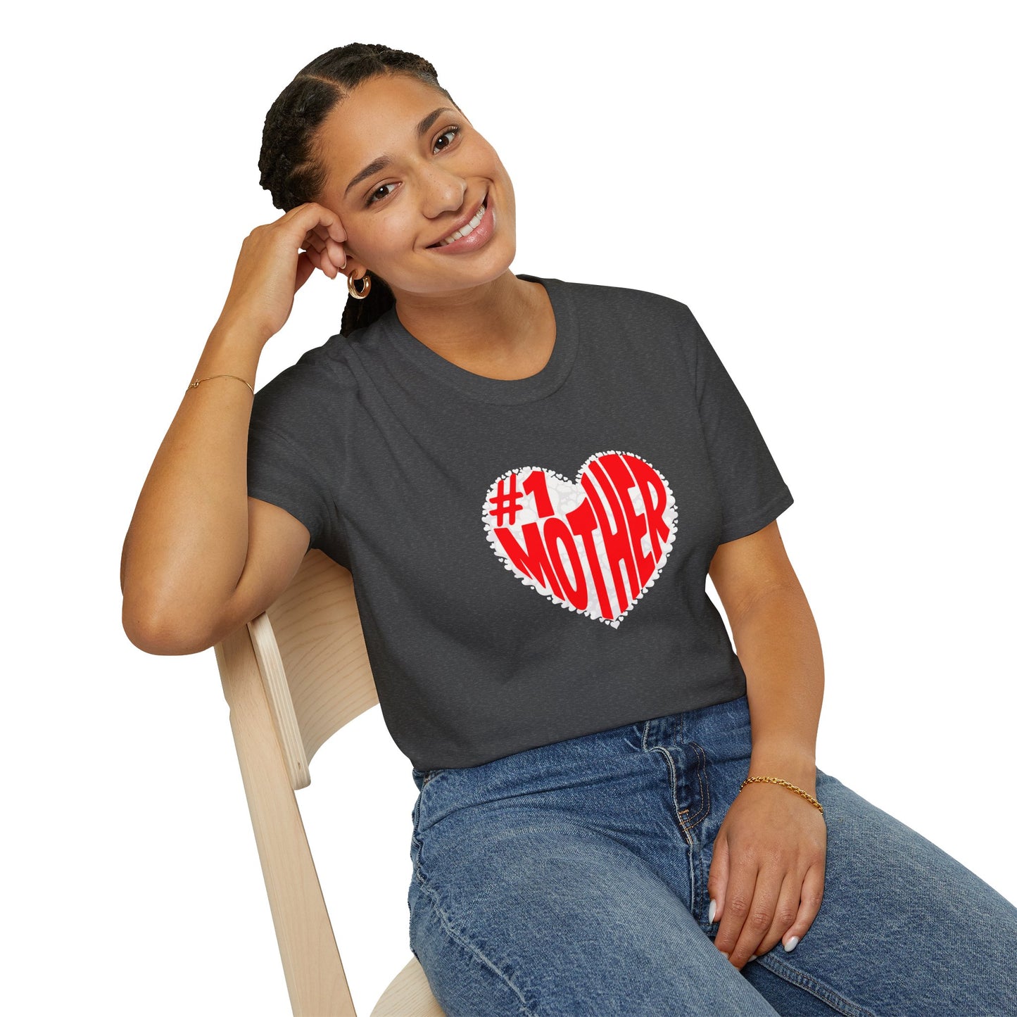#1 Mother Unisex Softstyle T-Shirt - Perfect Gift for Moms