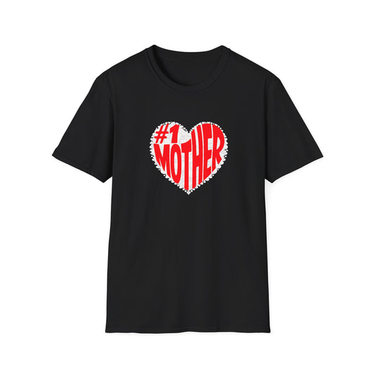 #1 Mother Unisex Softstyle T-Shirt - Perfect Gift for Moms