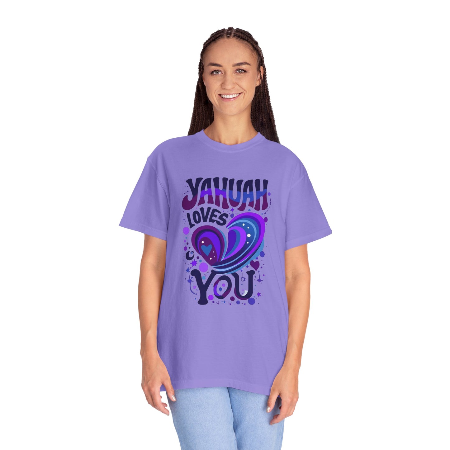 Yahuah Loves You T-Shirt — Faith-Inspired Christian Graphic Tee, Hebrew Name of God Gift