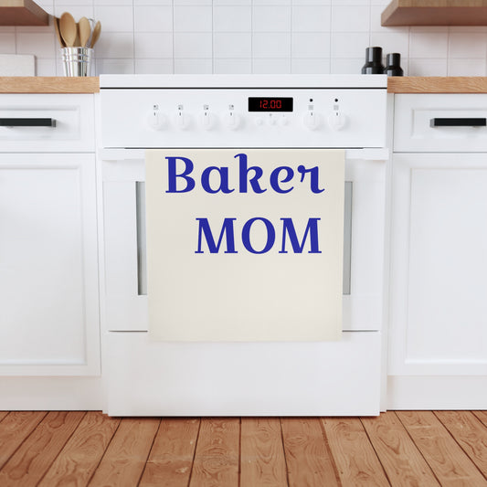 Baker Mom Cotton Tea Towel - Perfect Gift for Baking Enthusiasts