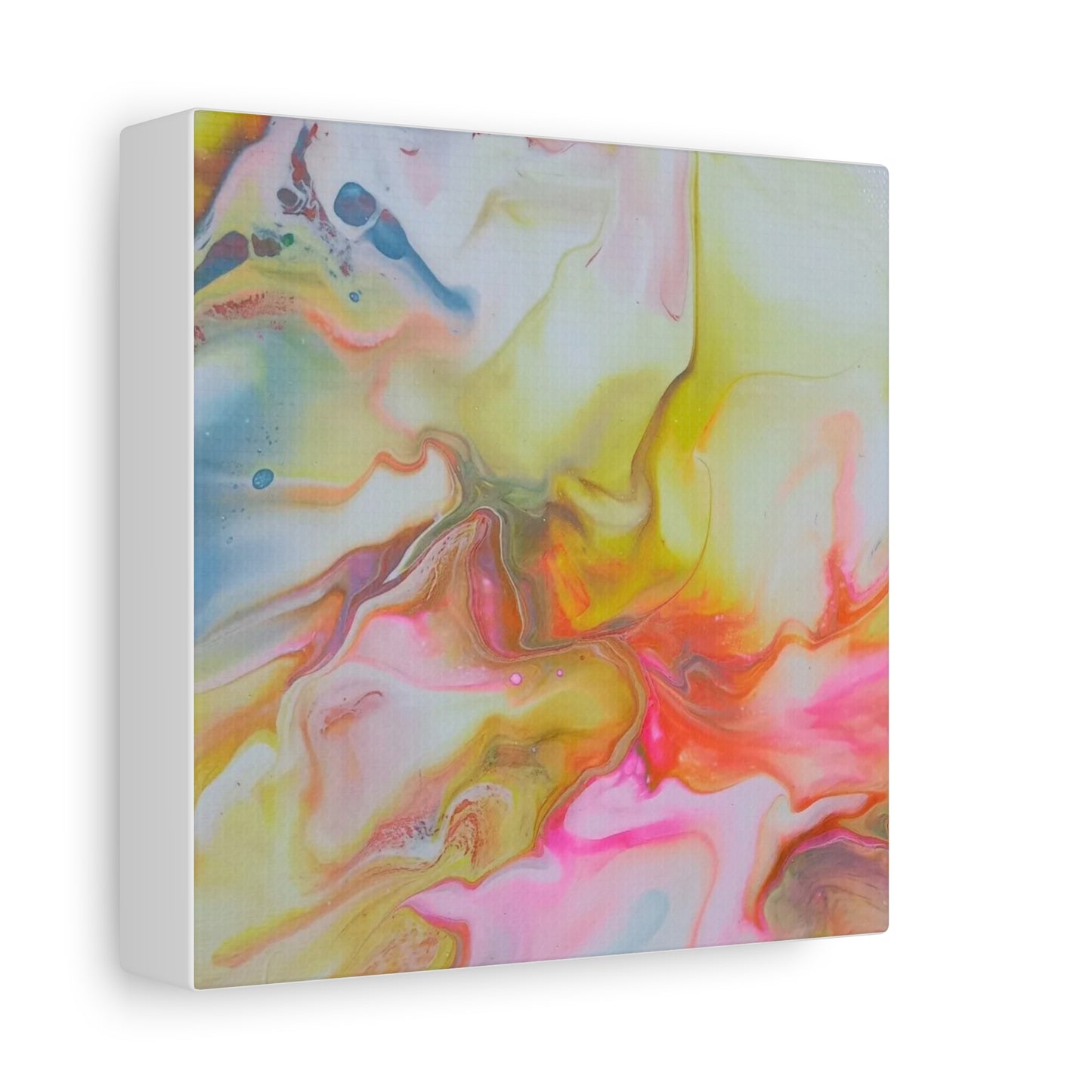 Acrylic Pouring Art  - Beautiful Pastels - Stretched Wall Decor