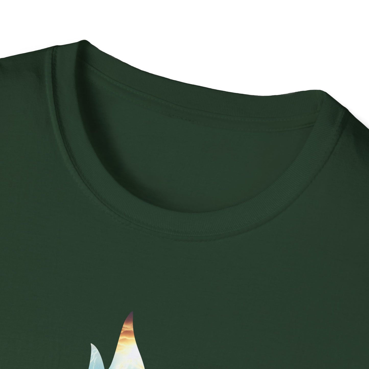 Christian Flame DNA T-Shirt — Faith & Science Inspired Graphic Tee, Unique Christian Gift