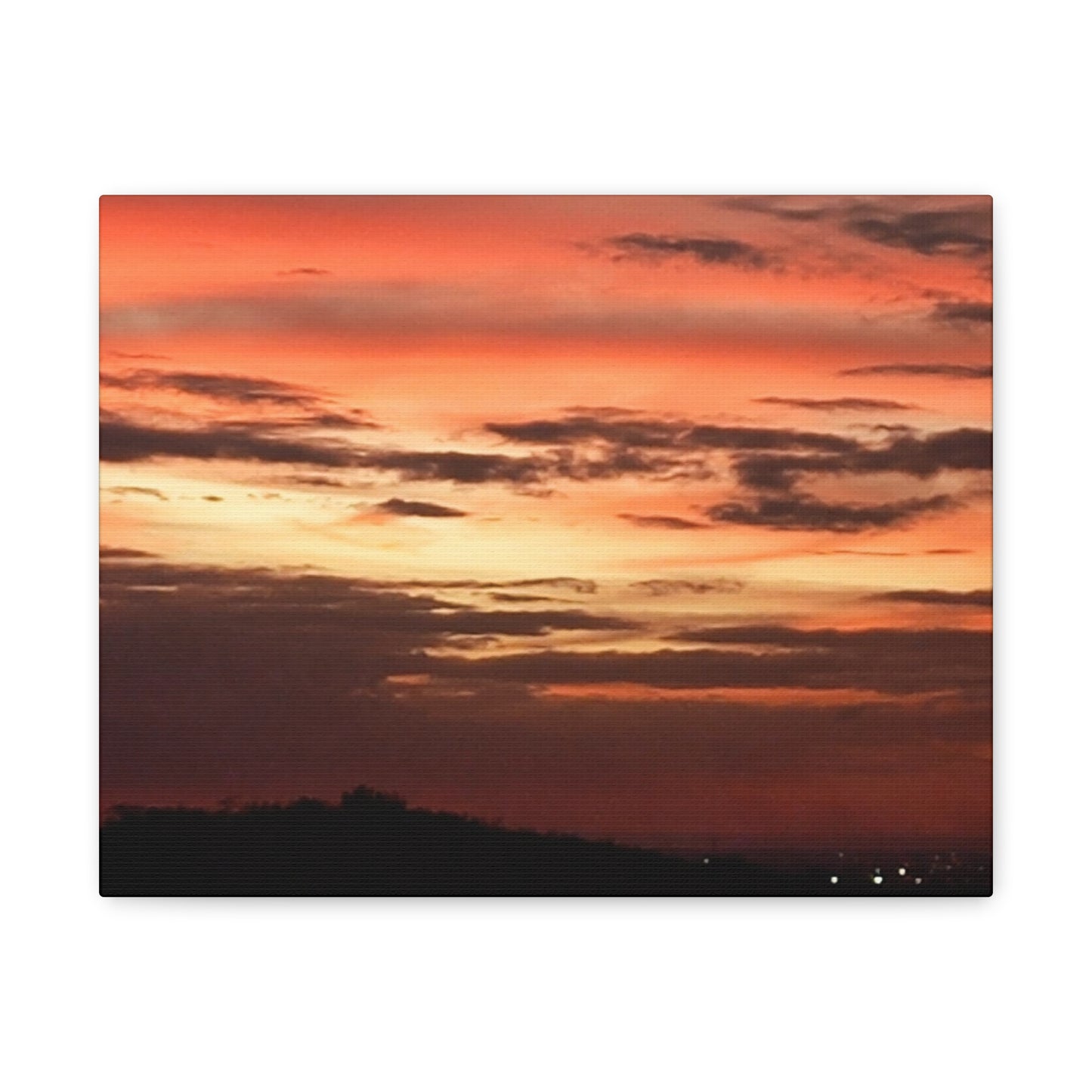 Sunset Canvas Wall Art - Matte Stretched 1.25"