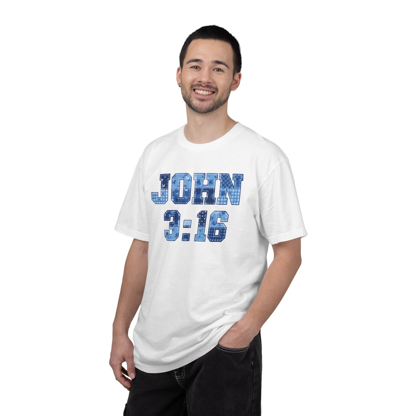 John 3:16 Christian T-Shirt — For God So Loved the World Faith Verse Graphic Tee