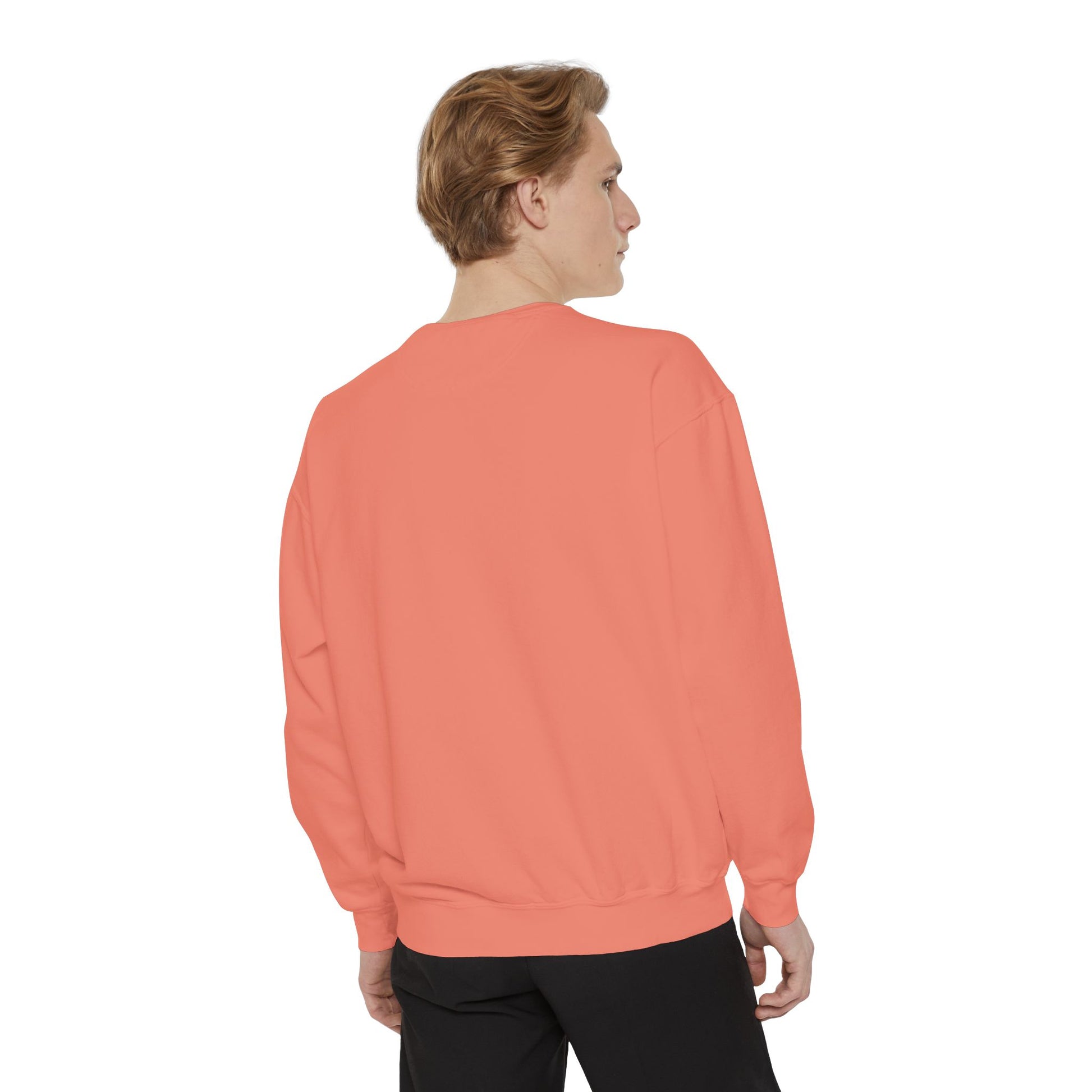 Yeshua Hamashiach Unisex Garment-Dyed Sweatshirt - Comfortable Faith-Inspired Apparel - Inspire par Dieu