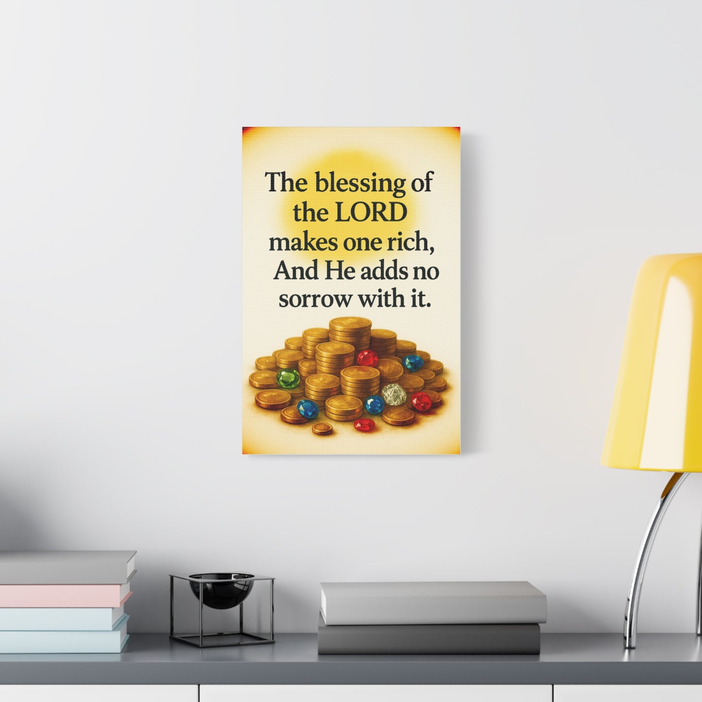 Inspirational Wall Art, Bible Verse Canvas, Religious Gift, Motivational Artwork