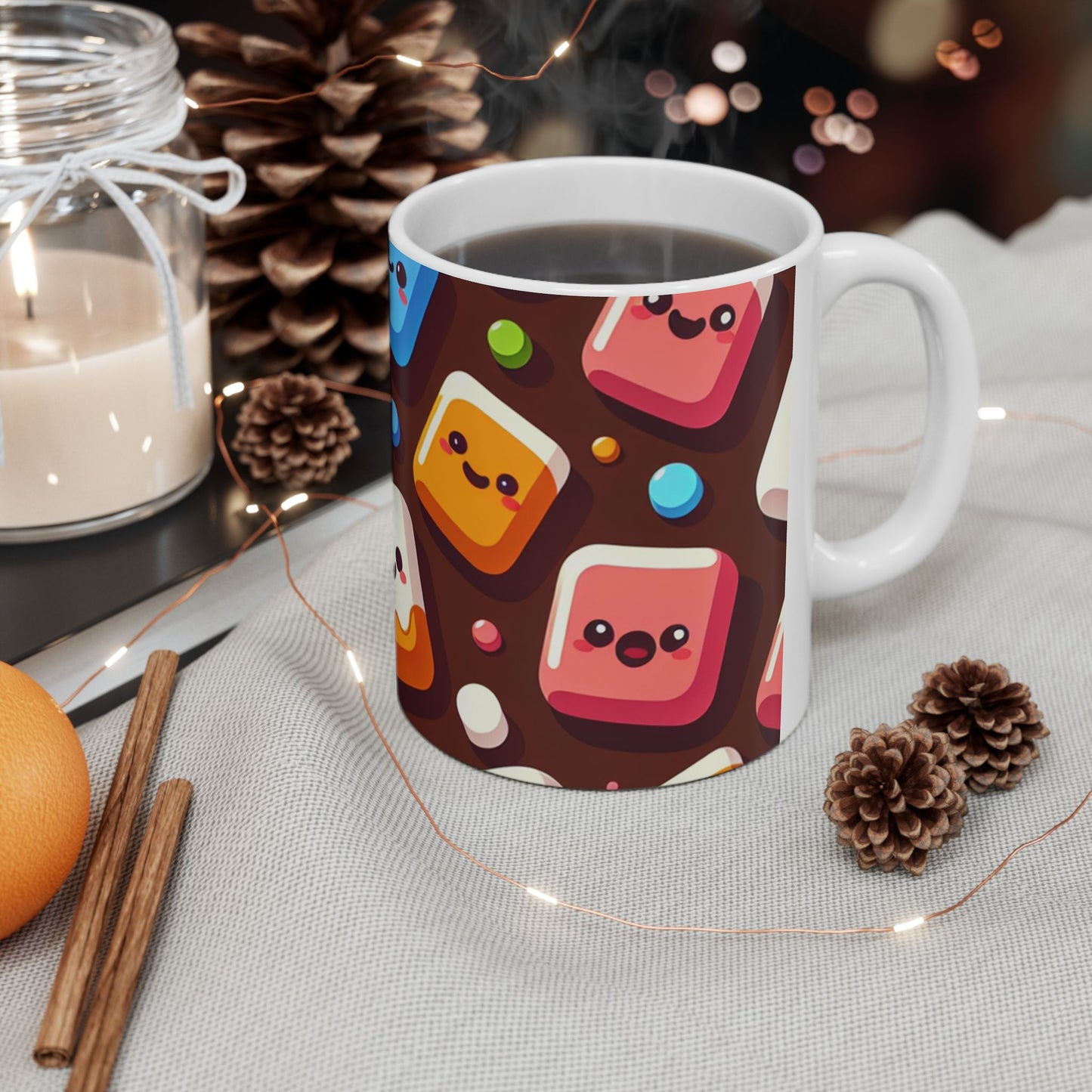 Cute Cartoon Candy Ceramic Mug | Fun Gift for Sweet Tooth Lovers