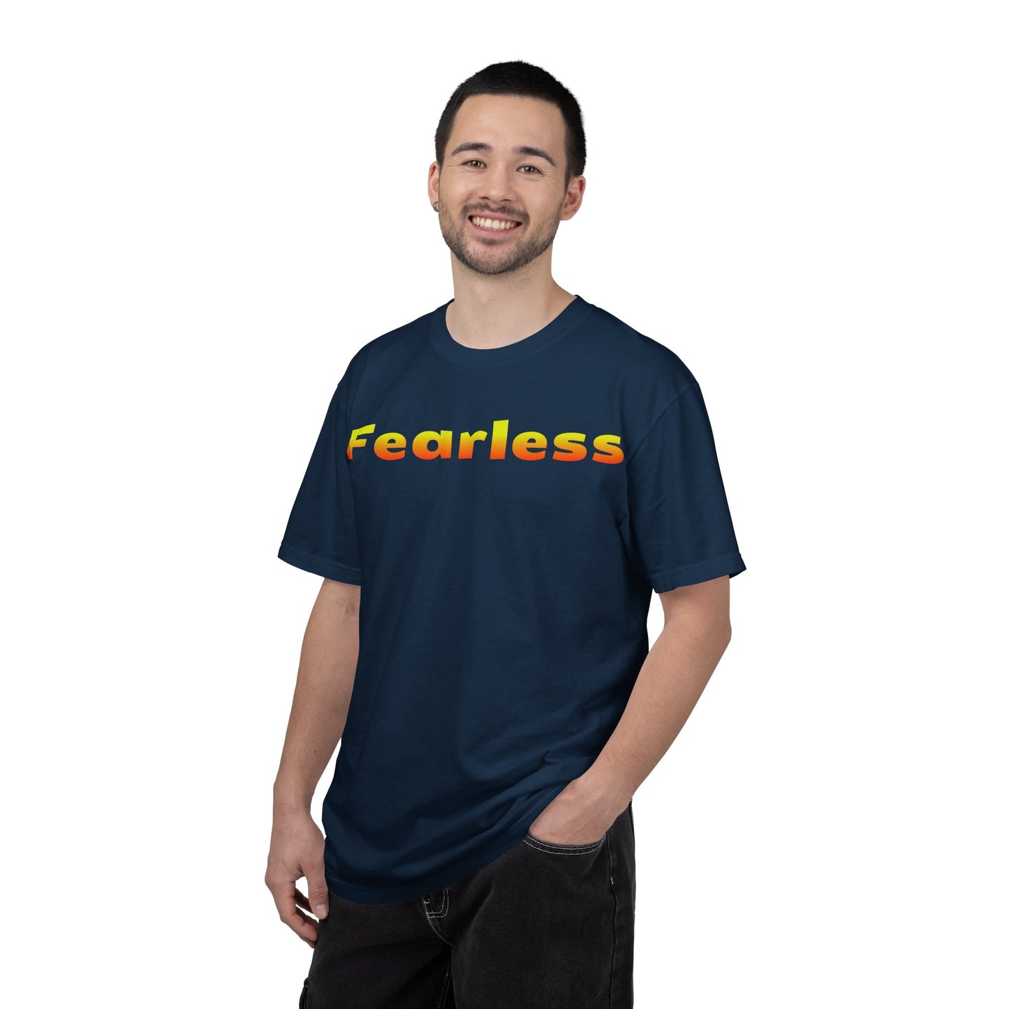 Fearless Graphic T-Shirt — Bold Gradient Text Tee