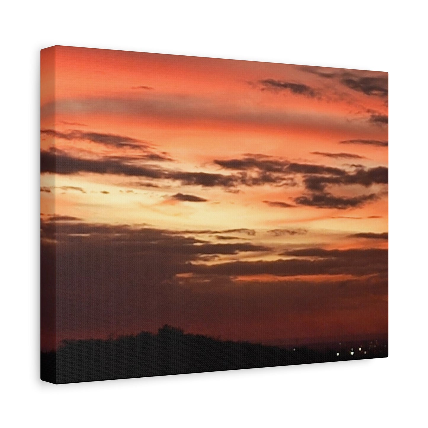 Sunset Canvas Wall Art - Matte Stretched 1.25"