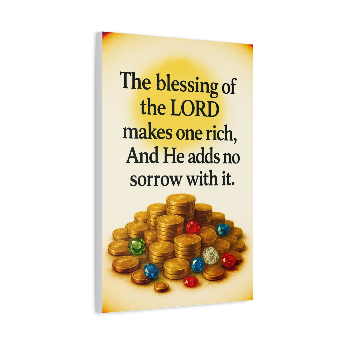 Inspirational Wall Art, Bible Verse Canvas, Religious Gift, Motivational Artwork