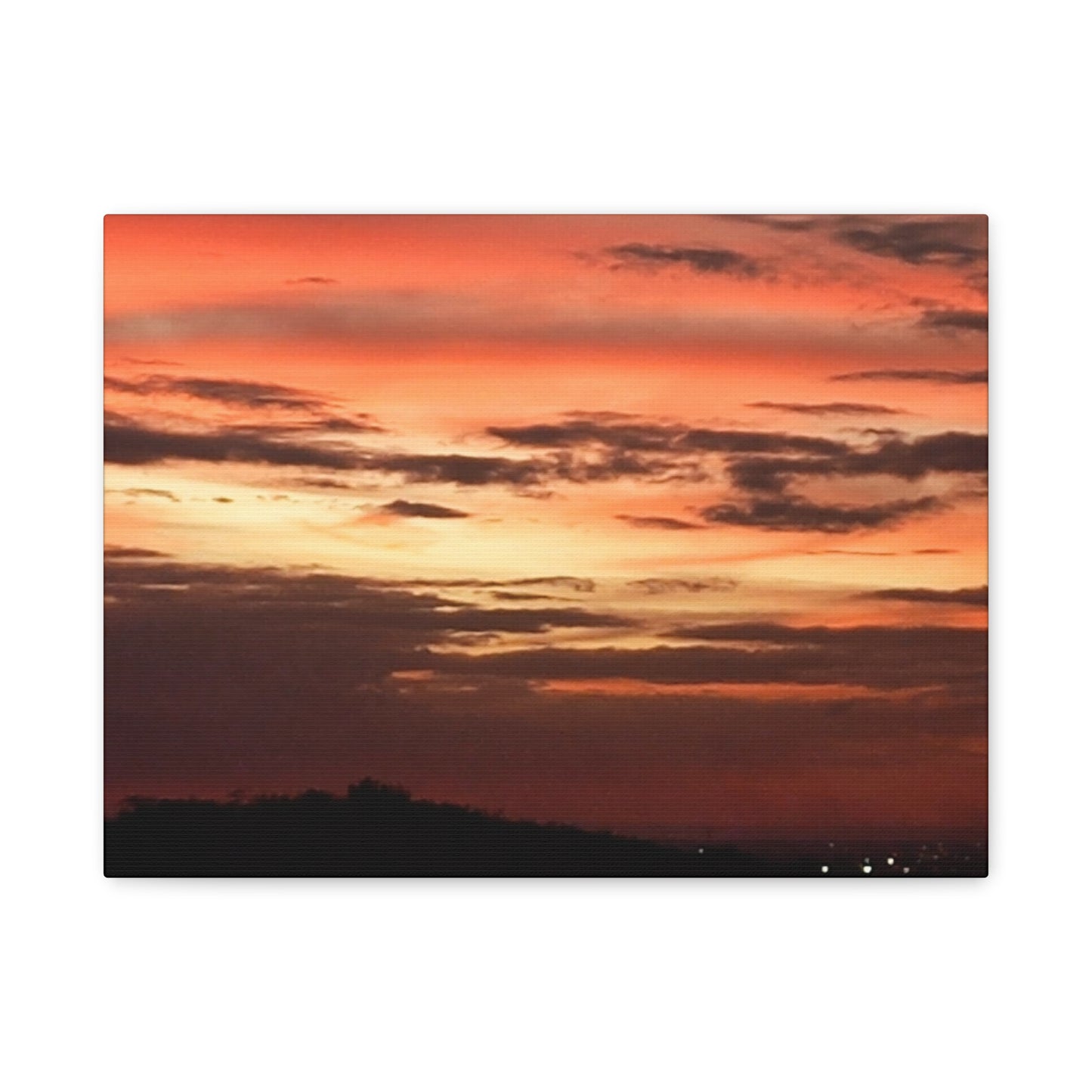 Sunset Canvas Wall Art - Matte Stretched 1.25"