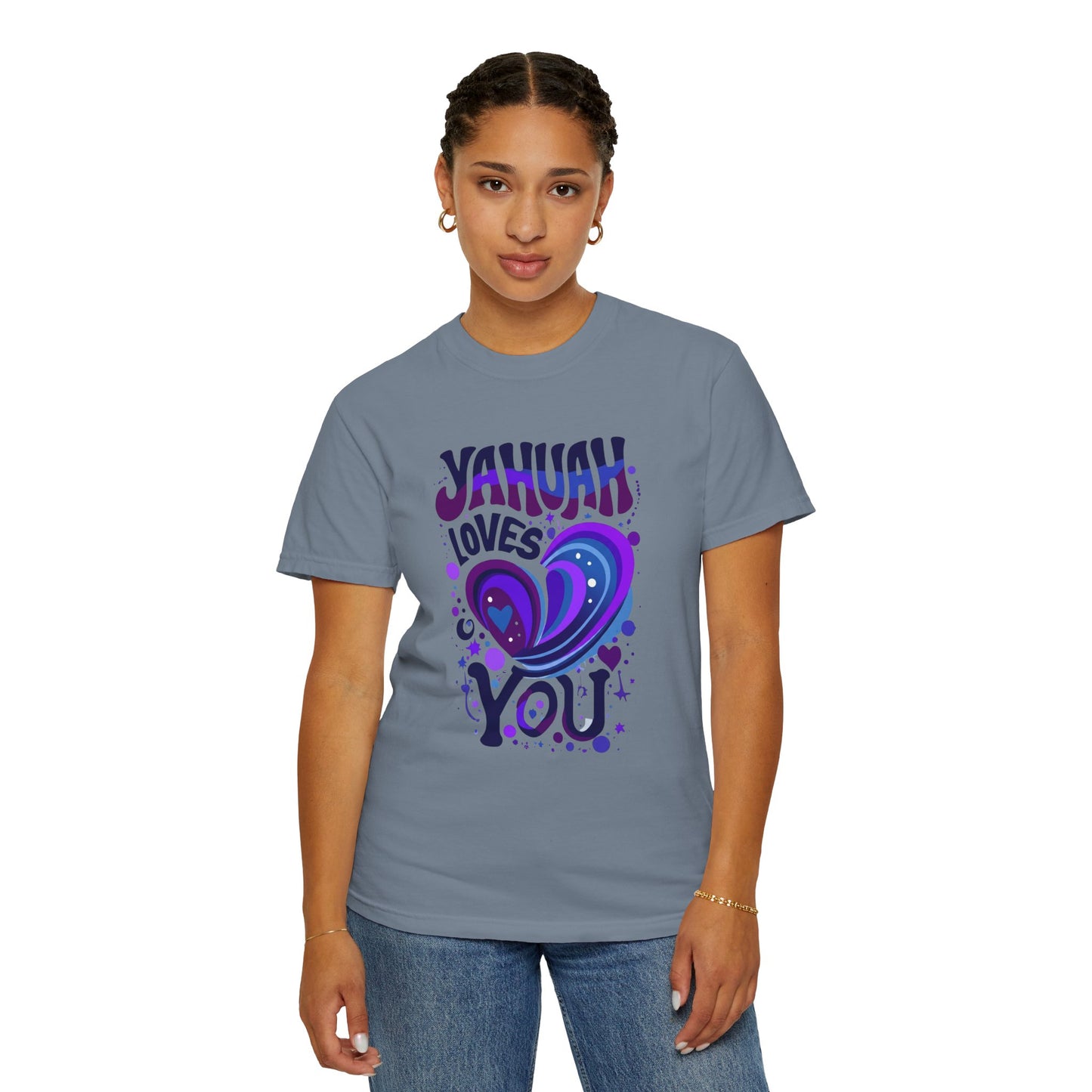 Yahuah Loves You T-Shirt — Faith-Inspired Christian Graphic Tee, Hebrew Name of God Gift