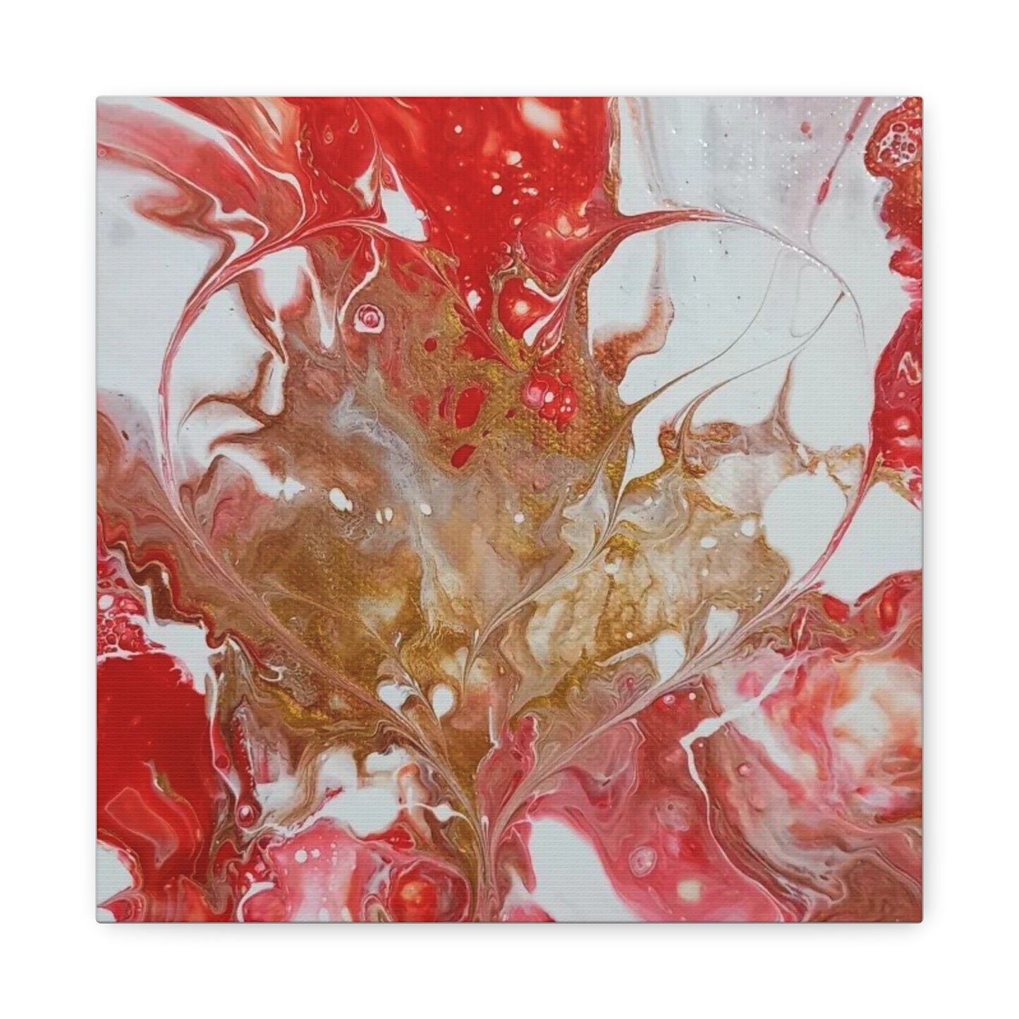 Heart Abstract Art Canvas Print - Great Gift for Art Lovers