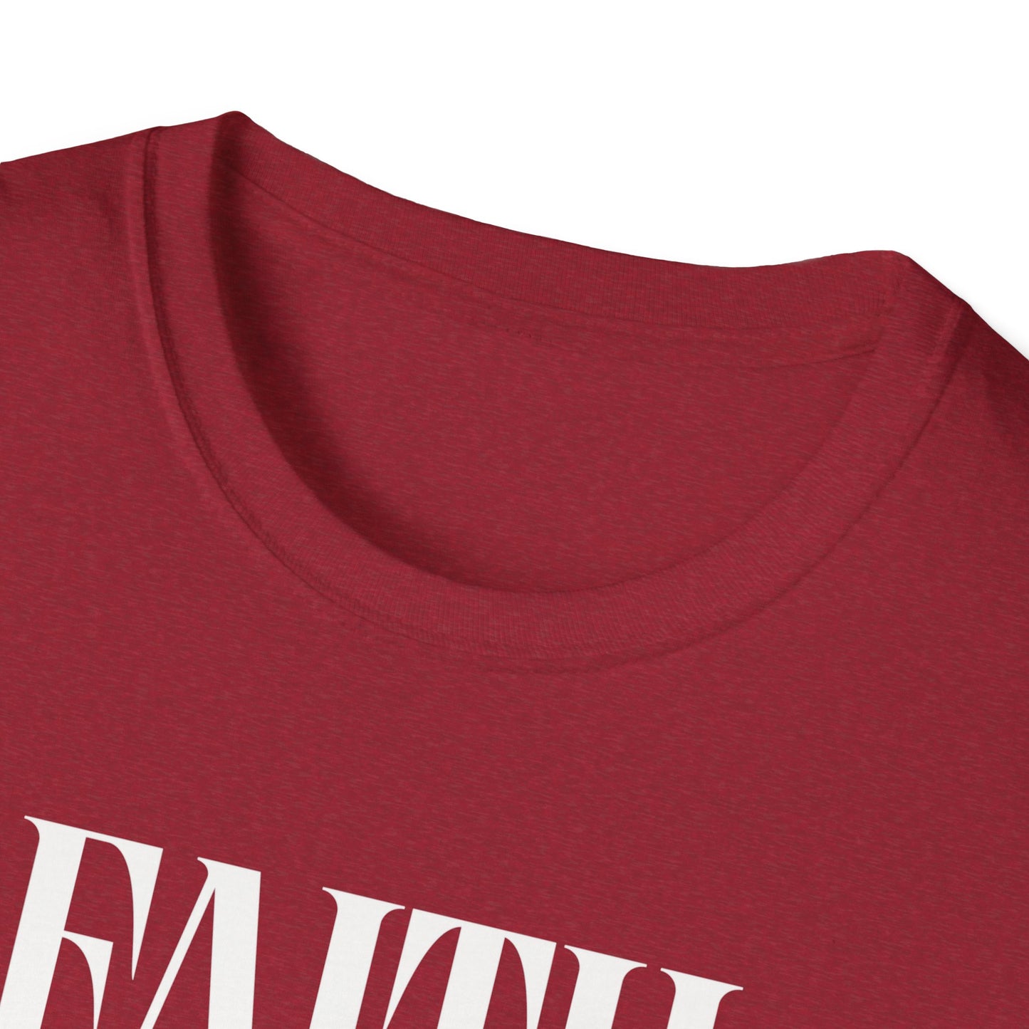 Faith Hope Love Unisex Softstyle T-Shirt | Inspirational Graphic Tee