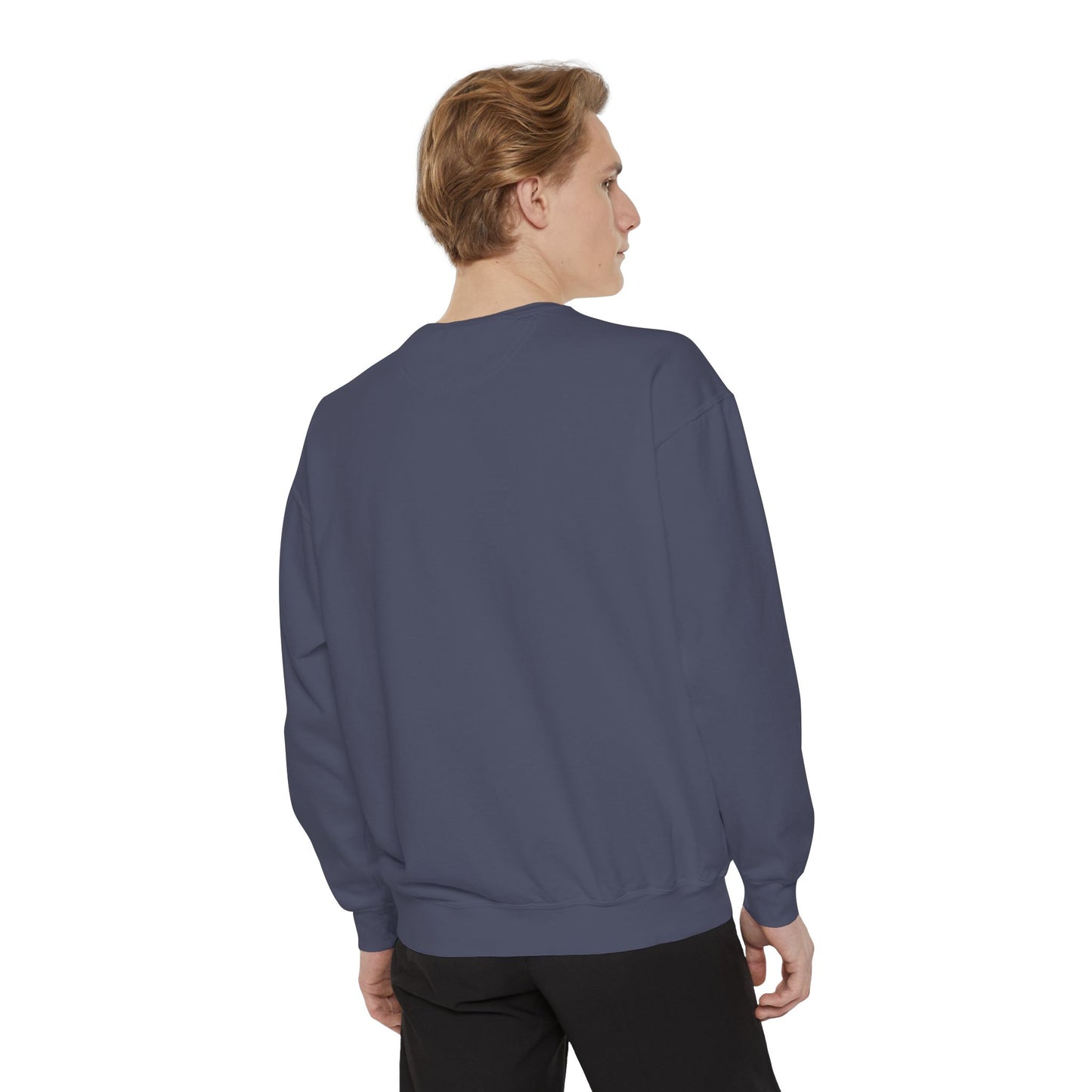 Yeshua Hamashiach Unisex Garment-Dyed Sweatshirt - Comfortable Faith-Inspired Apparel - Inspire par Dieu