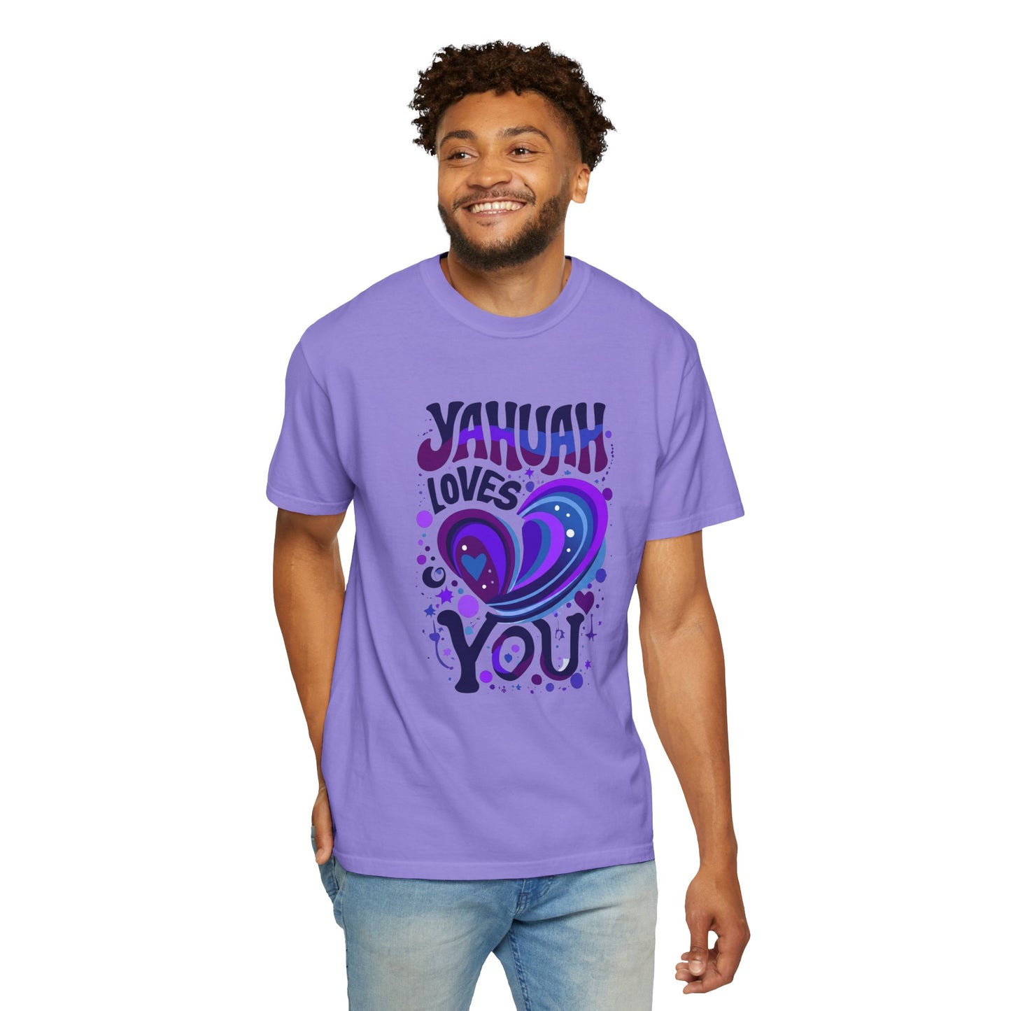 Yahuah Loves You T-Shirt — Faith-Inspired Christian Graphic Tee, Hebrew Name of God Gift