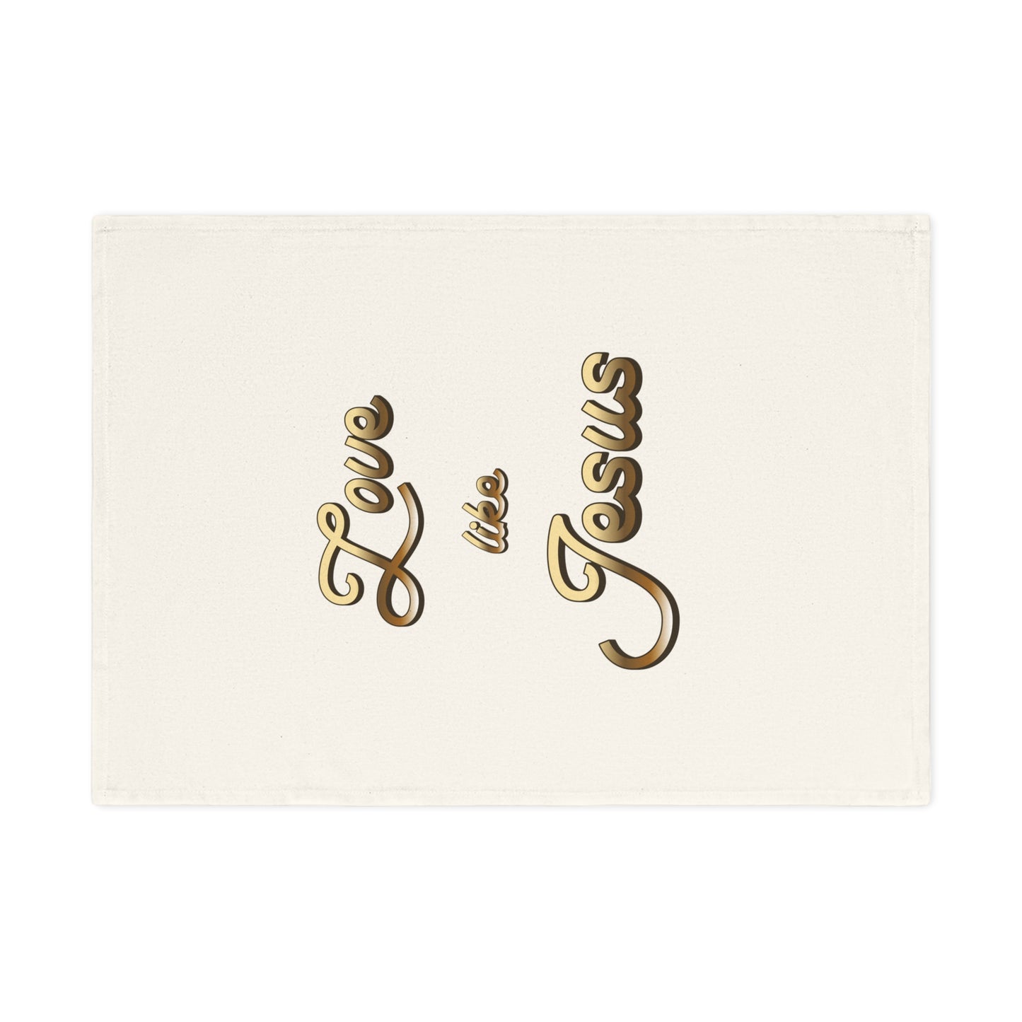 Tea Towel - Typography 'Love like Jesus'