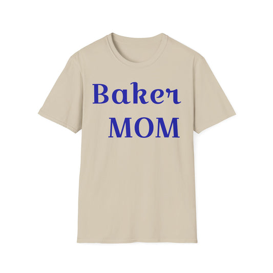 Baker Mom Unisex Softstyle T-Shirt - Perfect Gift for Baking Enthusiasts