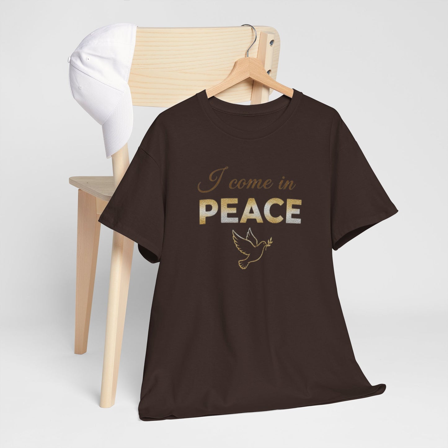 I Come in Peace T‑Shirt — Dove Graphic Peace Tee