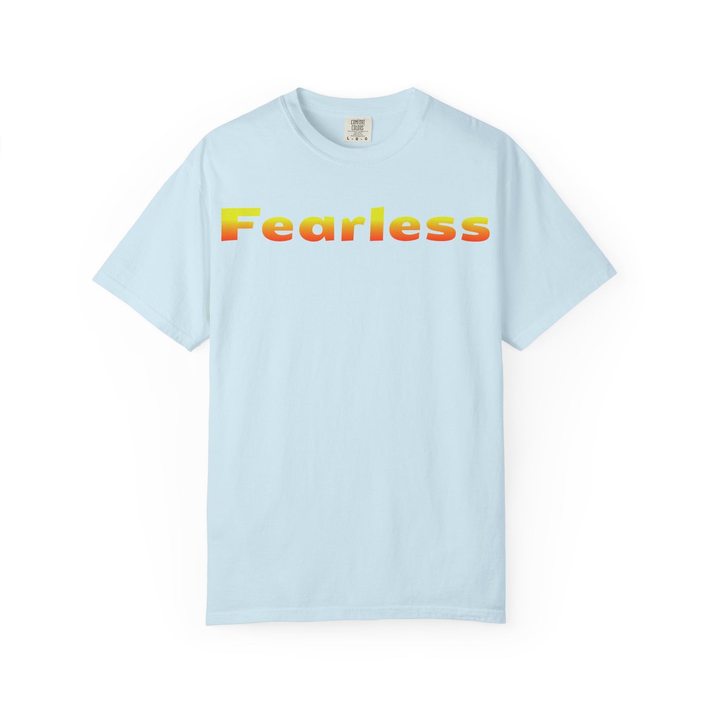 Fearless Graphic T-Shirt — Bold Gradient Text Tee