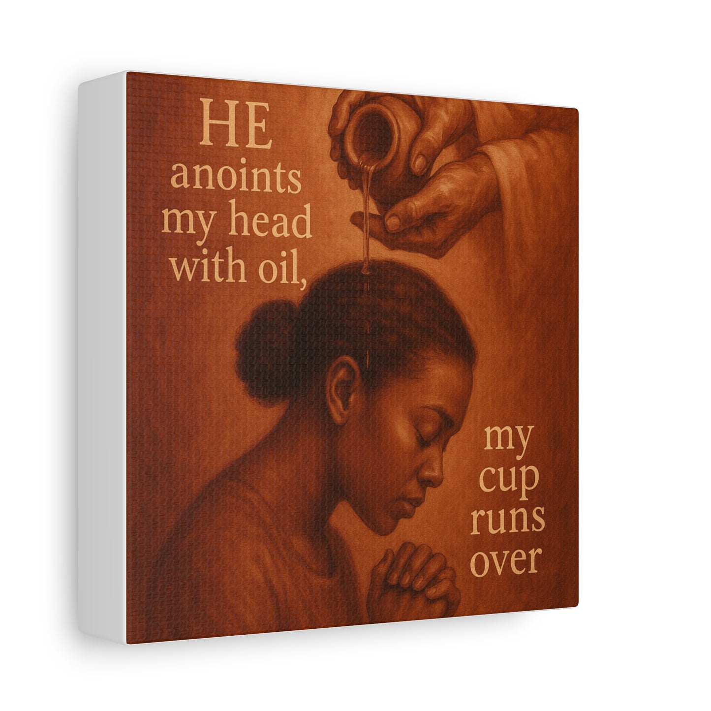 Christian African American Wall Art, Bible Verse Inspired, Motivational Wall Art