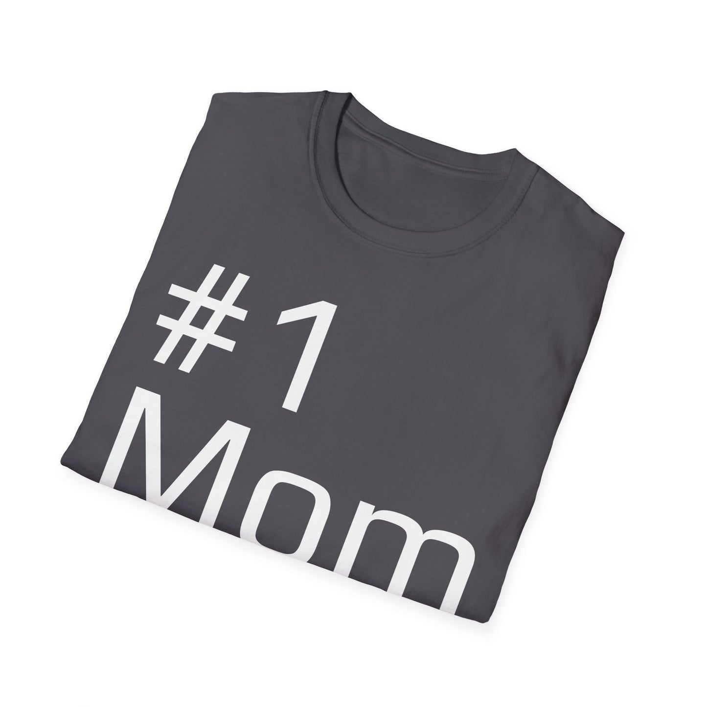 #1 Mom Unisex Softstyle T-Shirt