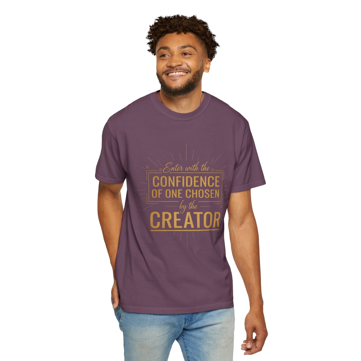 Christian Faith T-Shirt — Confidence of One Chosen by the Creator, Inspirational Unisex Tee