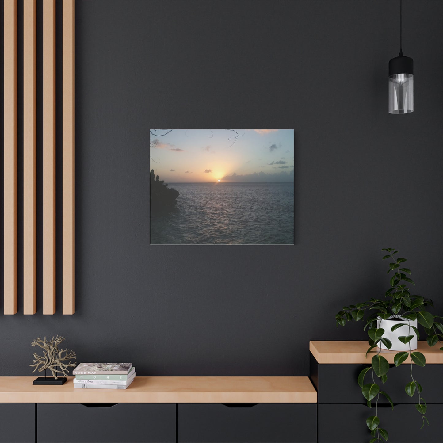 Sunset Canvas Art - 1.25" Stretched Matte Wall Decor for Home & Office