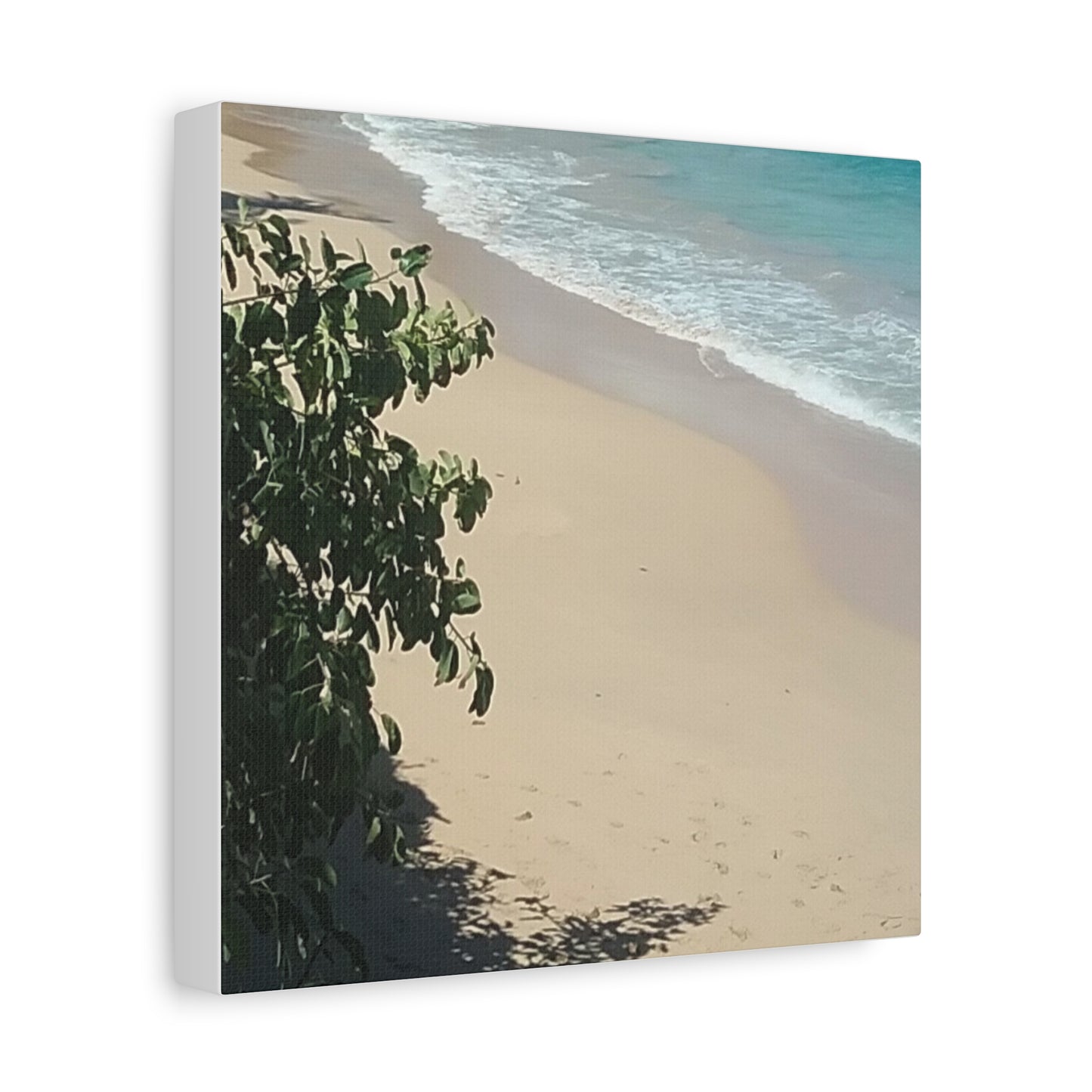 Tranquil Beach Canvas Wall Art - 1.25" Stretched Print for Home Decor