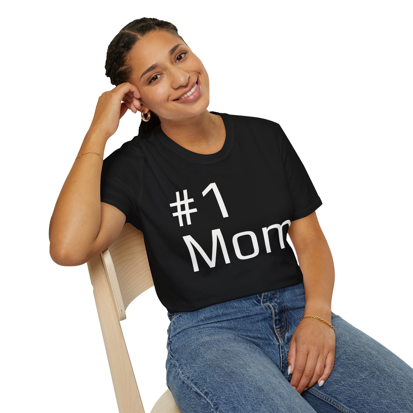 #1 Mom Unisex Softstyle T-Shirt