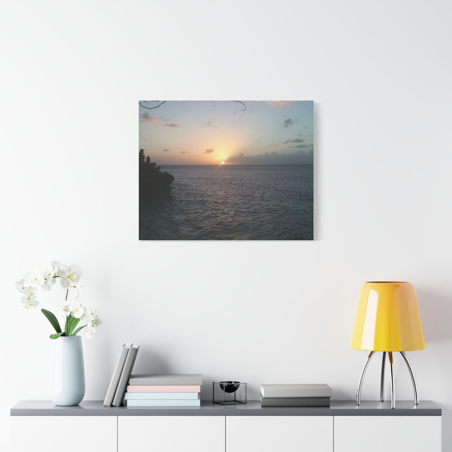 Sunset Canvas Art - 1.25" Stretched Matte Wall Decor for Home & Office