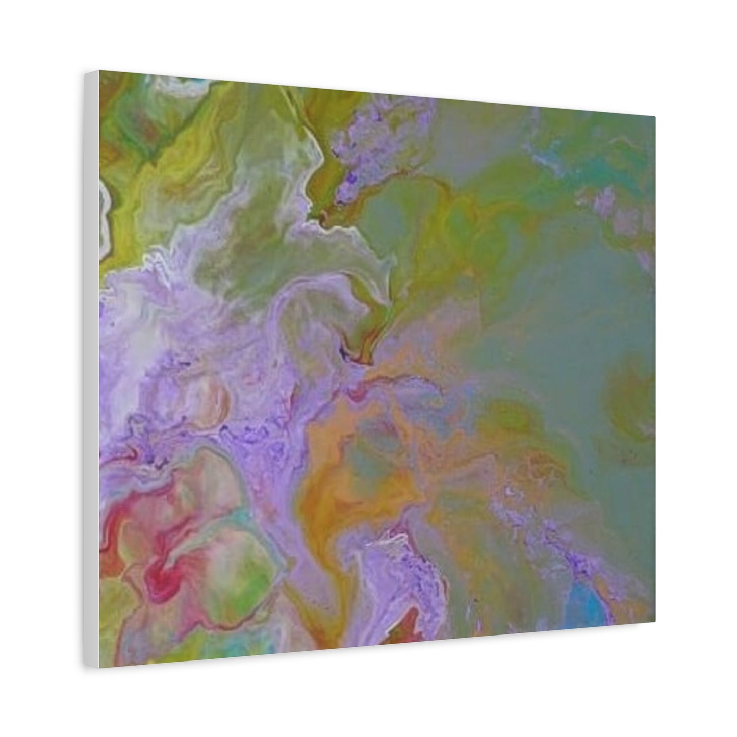 "Stepping into Greatness" Acrylic pour painting - Canvas Wall Art