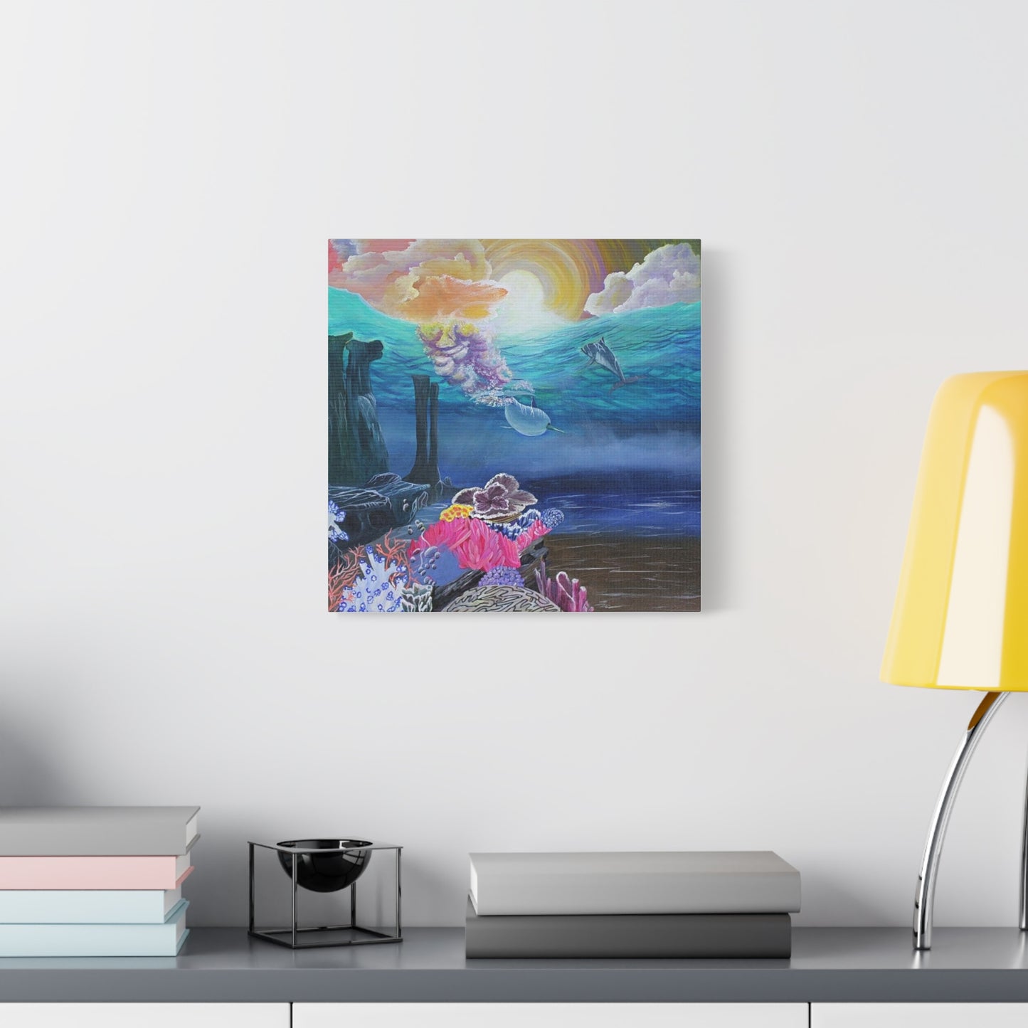 Underwater Coral Reef Canvas Art - Stretched Wall Decor