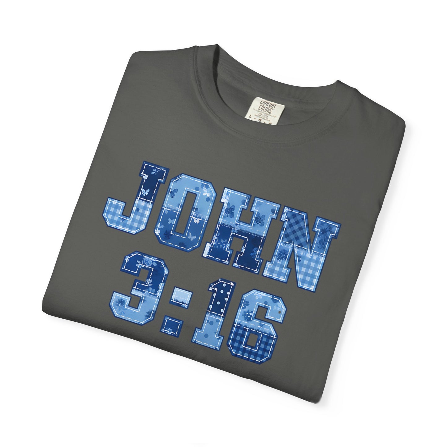 John 3:16 Christian T-Shirt — For God So Loved the World Faith Verse Graphic Tee