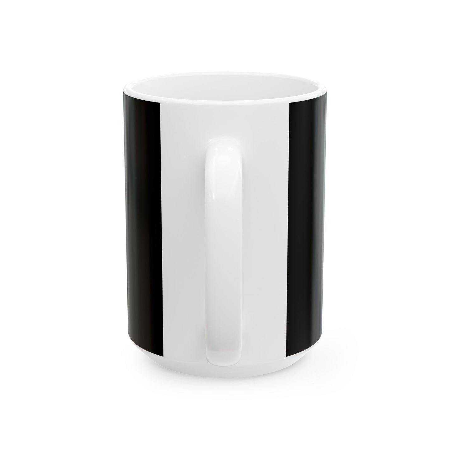 REMNANT Gold Lettering Black Ceramic Mug (11oz & 15oz) — Religious Coffee Cup, Christian Gift