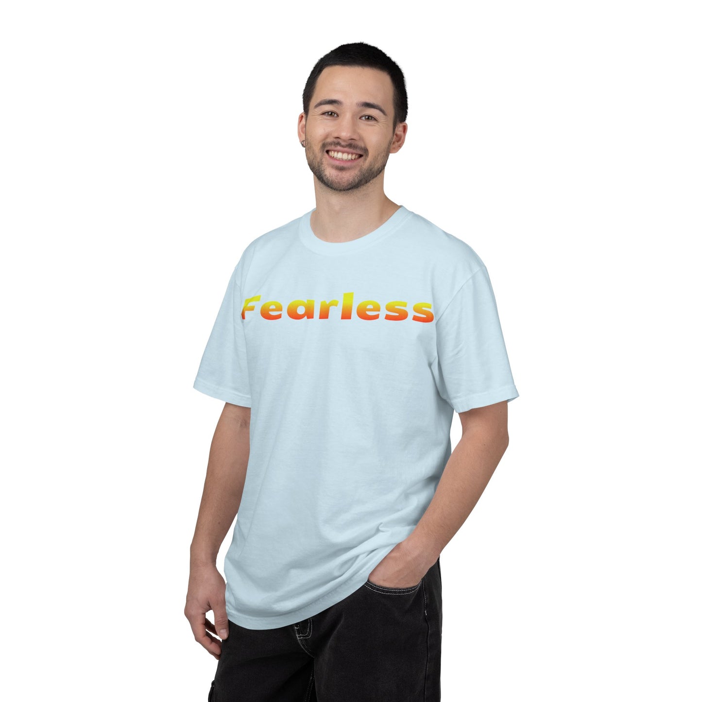 Fearless Graphic T-Shirt — Bold Gradient Text Tee