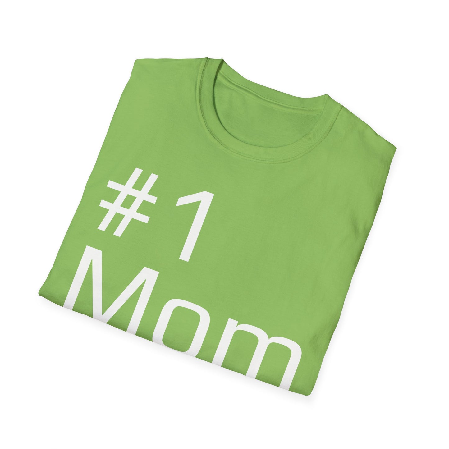 #1 Mom Unisex Softstyle T-Shirt