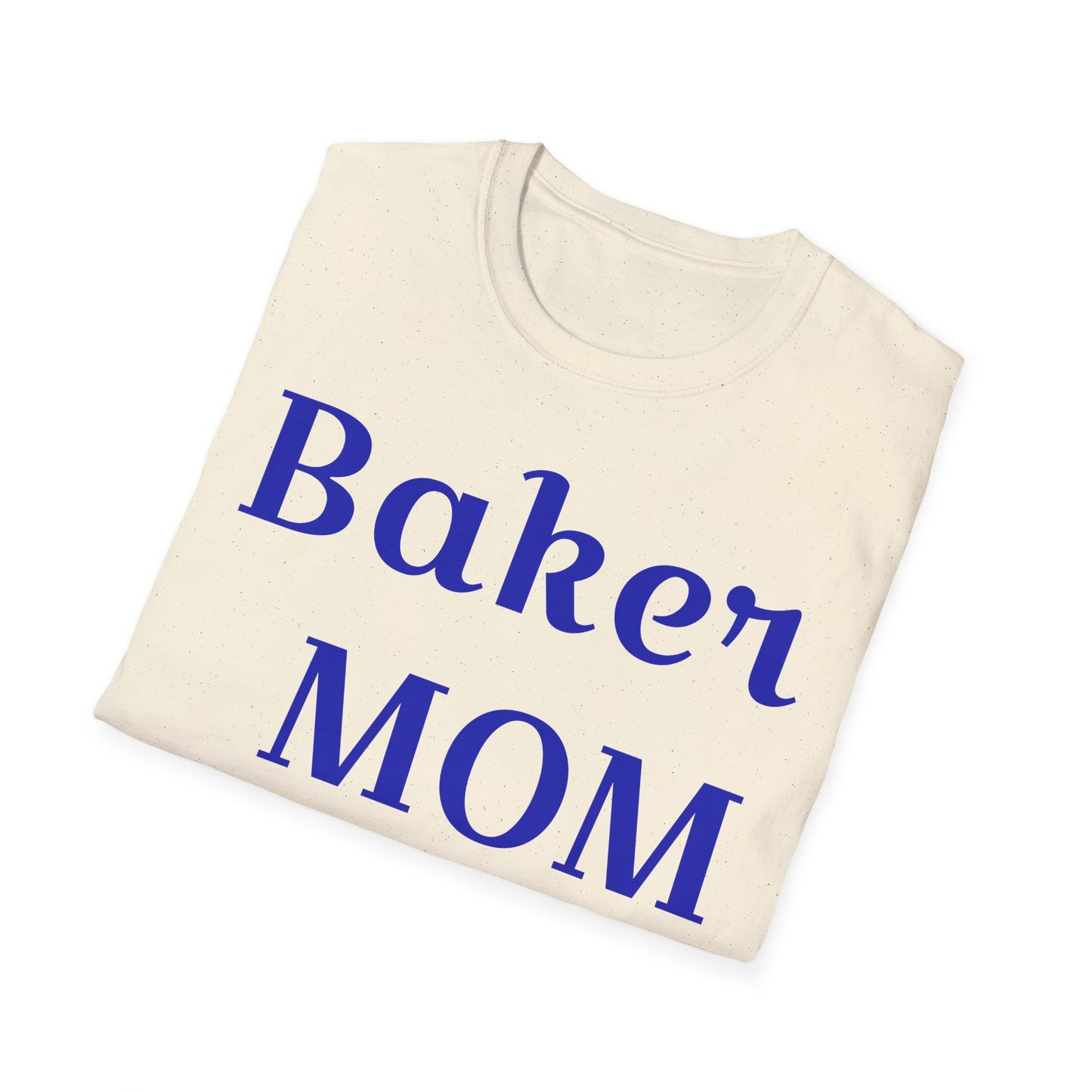 Baker Mom Unisex Softstyle T-Shirt - Perfect Gift for Baking Enthusiasts